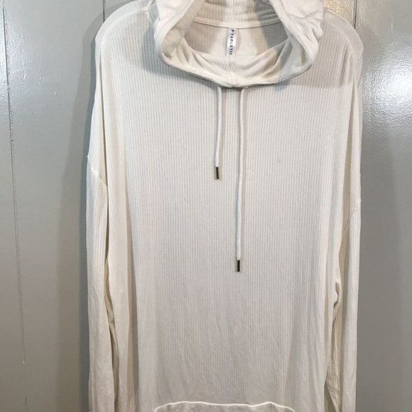 NWOT! Fabletics Dolman Long-Sleeve Oversized Ribbed Hoodie - Picture 5 of 6